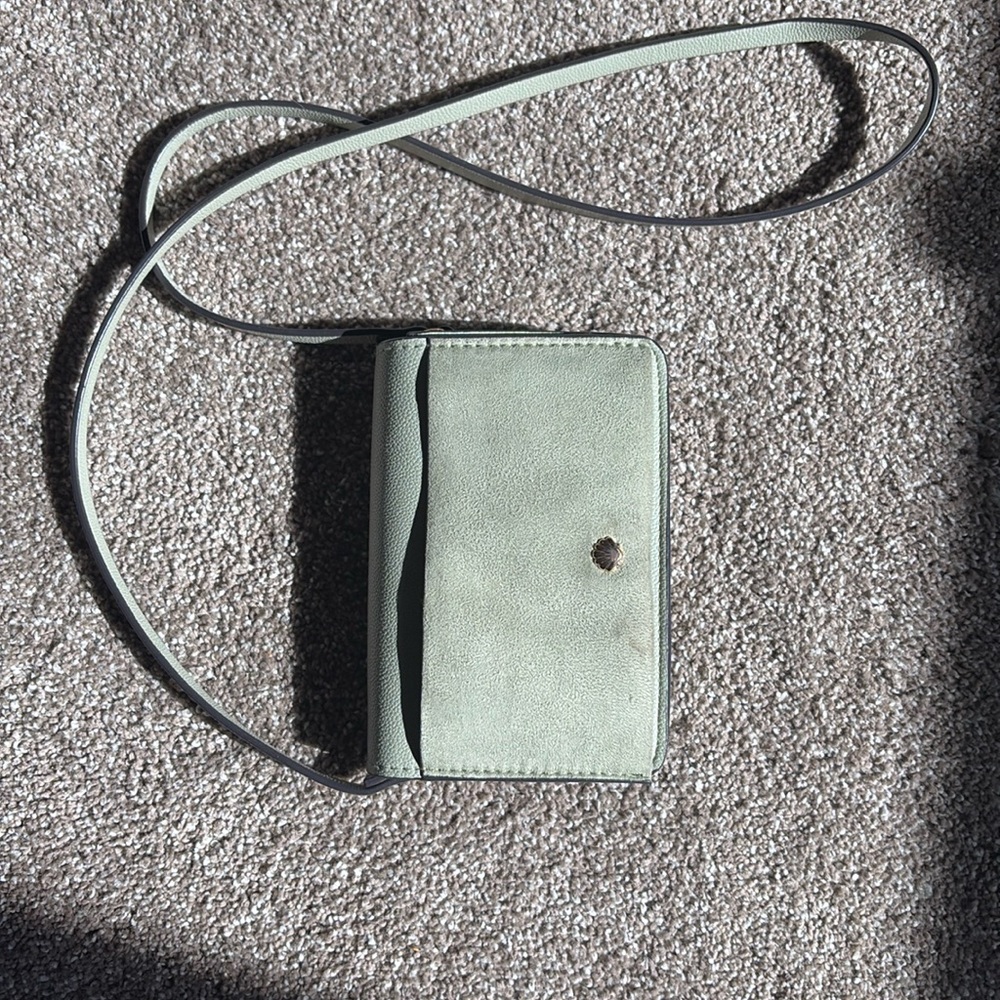 sage green H&M crossbody bag